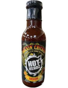 1753142400_1Kickin' Chicken Medium Hot Wing Sauce - Mediumsterk Chipotle Kylling-Vingesaus/ BBQ Marinade 410 gram