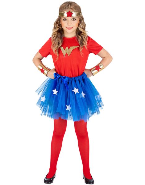 Wonder Woman Inspirert Kostyme til Barn - Strl 3-4 ÅR