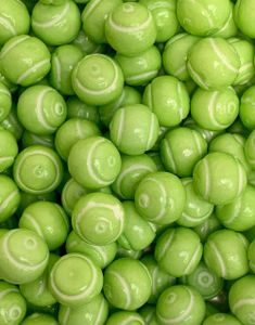 3 kg Zed Tennis Balls Lemon - Stor Pose med Tyggegummikuler 20-21 mm