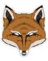 Woodland Fox - 26x28 cm Pappmaske