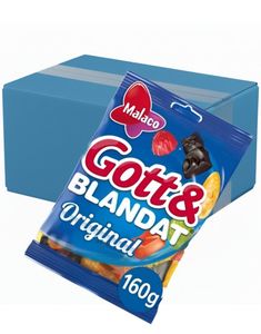 DATOVARE - 36 stk Godt og Blandet Original - Blanding av Vingummi og Lakris - Hel Eske 5,76 kg