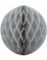 Lys Grå Honeycomb Ball 30 cm