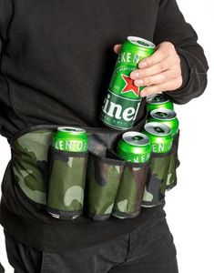Kamuflasje 6-Pack Øl Belte