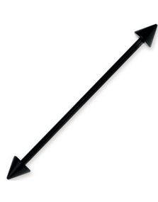 Double Spike - Svart Ørebarbell