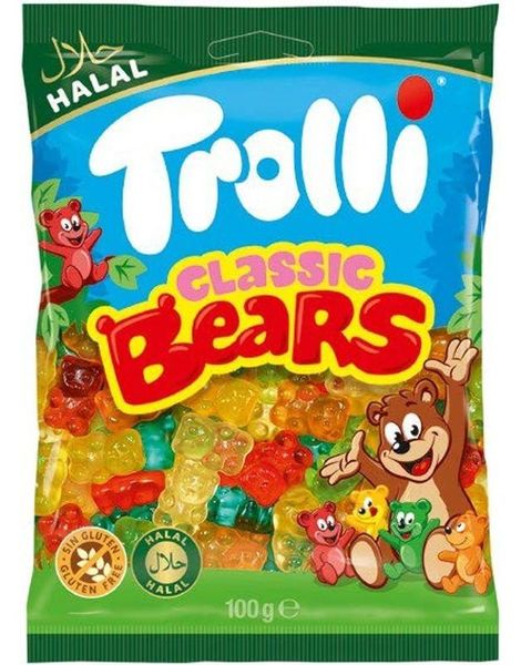 Trolli Classic Bears - Gummibjørner 100 gram