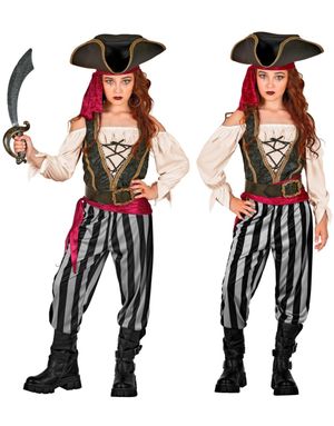 Fryktløs Piratkostyme til Jente