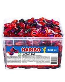 2,3kg Haribo Nappar Bær - Vingummismokker med Bærsmaker