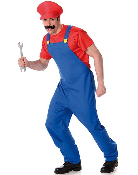 Mario Inspirert Herrekostyme