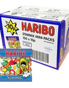 1790726400_1100 stk Haribo Starmix Minis 16 gram - Hel eske