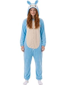 Lulu Monster - Lys Blå Labubu Inspirert Kostyme til Dame - Onesize Large