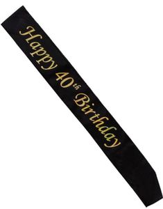 Happy 40th Birthday Ordensbånd