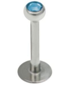 Shiny Stone - 1.2 x 8 mm - Lys Blå Labret