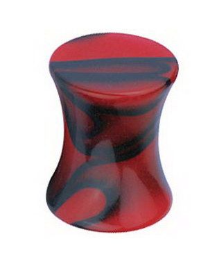 Smoked Stone - Rød Akryl Plugg