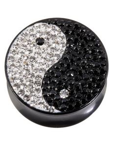 Diamond Yin Yang - Piercing Plugg