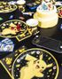 8 stk Pokémon Pikachu Papptallerkener 23 cm