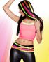 Neon Rosa 80-Talls Belte 100 cm