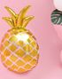 Gullfarget Ananas-Formet Folieballong 48x67 cm