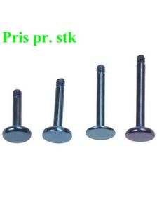 Blå Labrett Stang i Titan til 1,6 mm Kule