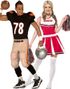 Parkostyme - Superbowl Quarterback og Cheerleader