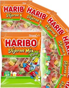 14 stk Haribo Sur Starmix 150 gram - Hel Eske