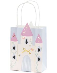 Eventyrlig Prinsesseslott Gavepose/Godtepose 14x20 cm