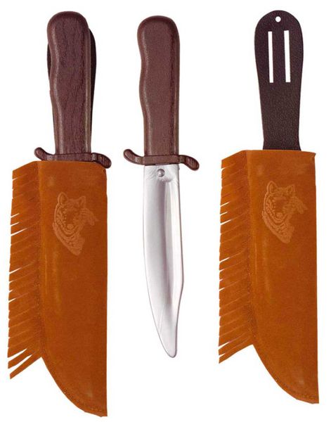 Indianerkniv med Slire - 28 cm