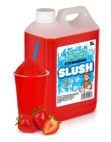 1811548800_1Strawberry Slush-Konsentrat - 40 liter Ferdig Slush - Crazy Factory