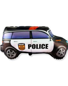 Politibil Folieballong 48x85 cm