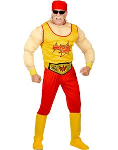 Hulk Hogan Inspirert Wrestler Kostyme