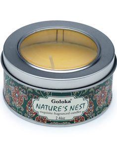 Goloka Nature's Nest Duftlys i Metallbeholder