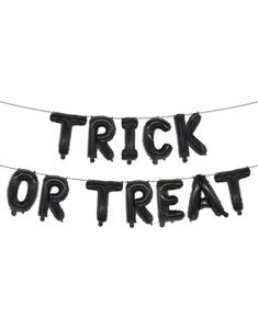 Trick Or Treat Folie Ballong Skrift