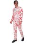 UV Glow Bloodsplatter Kostymedress til Mann