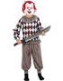 Creepy Killer Clown - Klovnekostyme til Barn - 7-9 ÅR