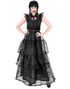 Dark Girl - Wednesday Inspirert Kostyme til Dame - Medium