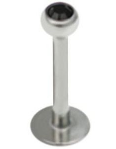 Shiny Stone - 1.2 x 8 mm - Svart Labret