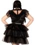 Svart Raving Rebel Dame Kostyme Sett - 3 Deler
