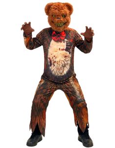 Zombie Bear - Kostyme til Barn med Maske