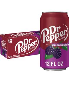 12 stk Dr. Pepper Blackberry - Hel Eske 12x355 ml (USA Import)