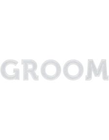 GROOM Hvit Patch