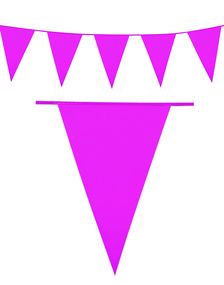 Rosa Banner med Store Vimpel Flagg 10 meter 