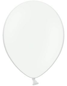 10 stk 30 cm - Hvite Ballonger