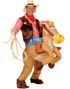 Cowboy På Hest - Oppblåsbart Kostyme
