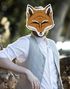 Woodland Fox - 26x28 cm Pappmaske