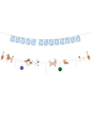 Happy Birthday Girlander Hunder 2.1 meter - Dogs Party
