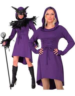 Lilla Maleficent Inspirert Kostymekjole