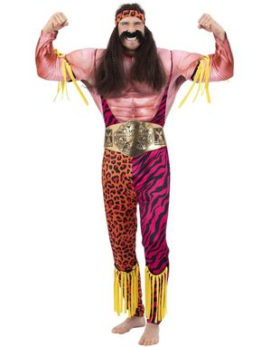 Deluxe Wrestler Kostyme til Herre