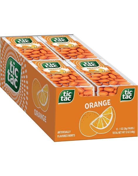 12 stk Tic Tac Orange - Hel Eske 216 gram