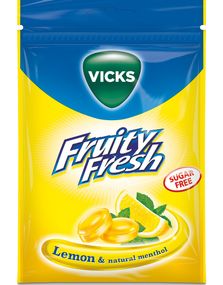 1832803200_1Vicks Fruity Fresh Halspastiller med Sitron og Menthol Smak - Sukkerfri