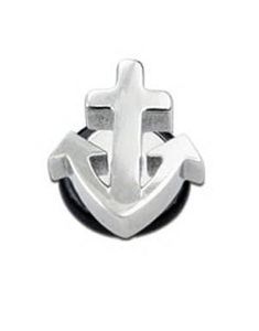 Laser Cut Silver Anchor - Fake Plugg