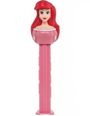 Disney Prinsesse Ariel Rosa Pez-Holder med 2 stk Pez Pakker